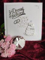 Diamanthochzeit Fenster-Pop-Up-Karte