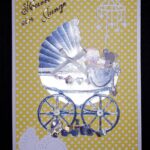 Babyjunge-Perlmutt-3D-Karte