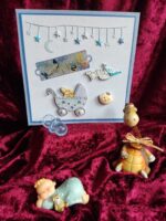 It’s a Boy Perlmutt-Resin-Karte