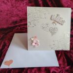 Illuminierte Pop-Up-Hochzeitskarte