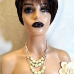 Pastell-Multi-Strang Murano-Glasperlen-Kette