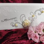 Silberhochzeit Rosen-Glanzkarte