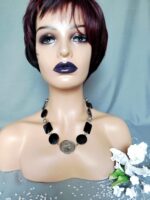 Schwarz-Silber Statementkette